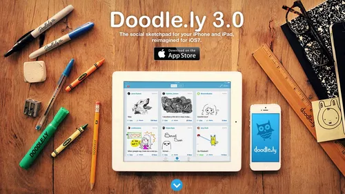 Doodle.ly 3.0 Universal App page