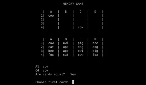 Memory Game in Python